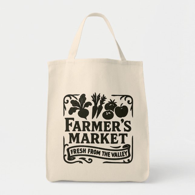 Classic Farmer’s Market - Fresh From the Valley Tygkasse (Framsidan)