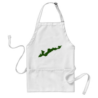 Classic Fishers Island Logo Apron – Green Förkläde