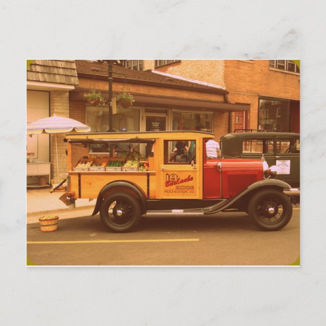 Classic Food Lastbil Vykort (Framsida)