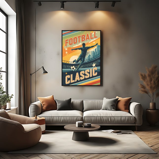 Classic Football Vintage Canvastryck (Skapare uppladdad)
