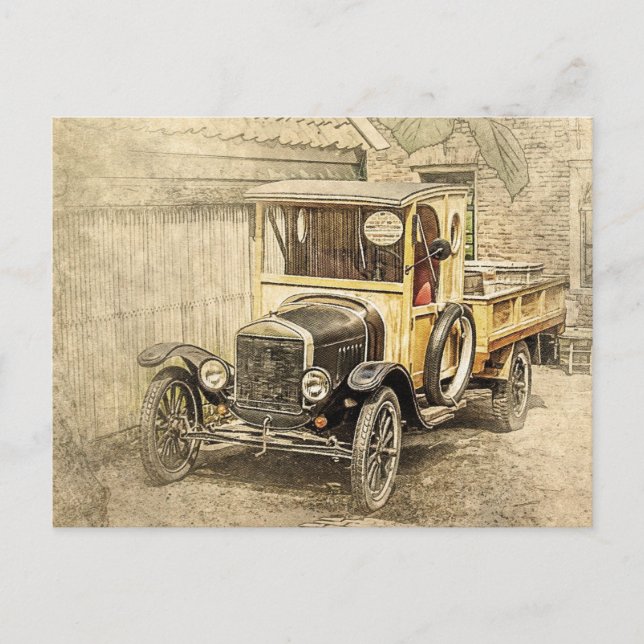 Classic Ford Vykort (Framsida)