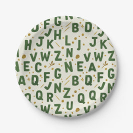 Classic Forest Green Alphabet