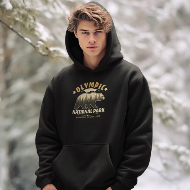 Classic Forest Vista at Olympic National Park Hoodie (Skapare uppladdad)