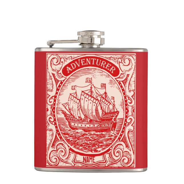 Classic Frakt Antique Vintage Naval Sea Adventurer Fickplunta (Framsidan)