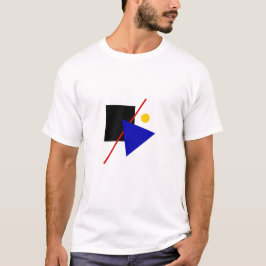 Classic Geometric Bauhaus Design T Shirt