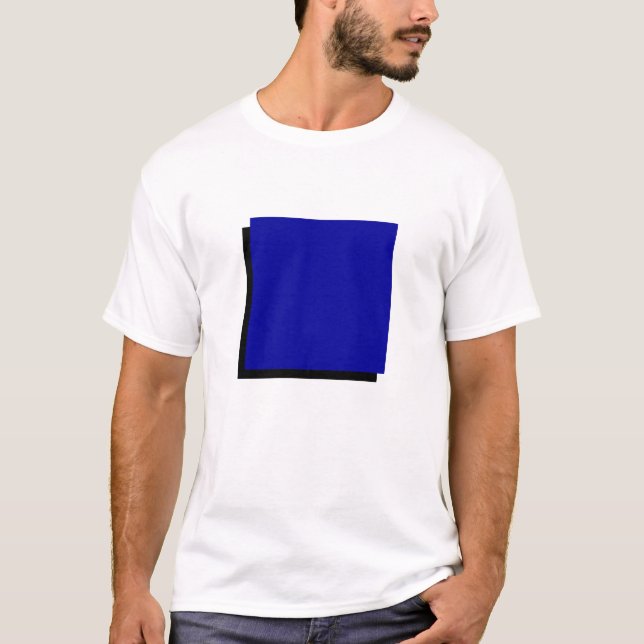 Classic Geometric Bauhaus Square T Shirt (Framsida)