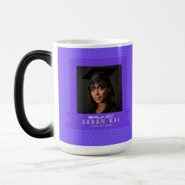 Classic Geometric Print Graduation Party Magisk Mugg