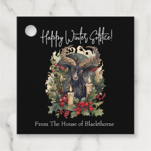 Classic Goat Yule Gåvor Etiketter