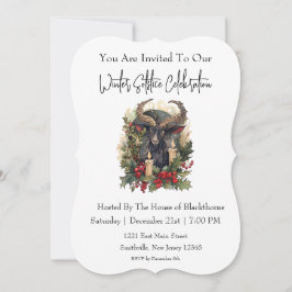 Classic Goat Yule-inbjudan Inbjudningar