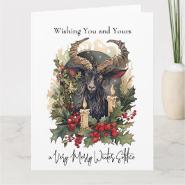 Classic Goat Yule Kort