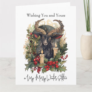 Classic Goat Yule Kort