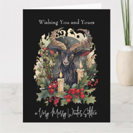 Classic Goat Yule Kort