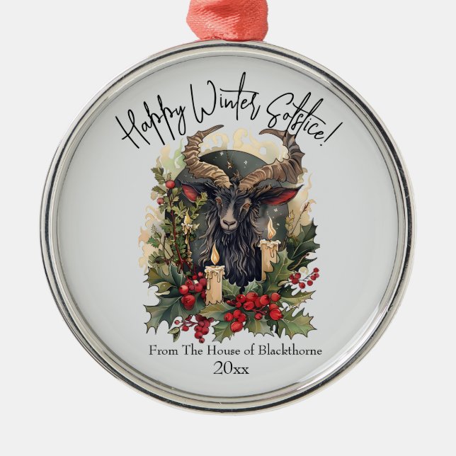 Classic Goat Yule Ornament (Framsidan)