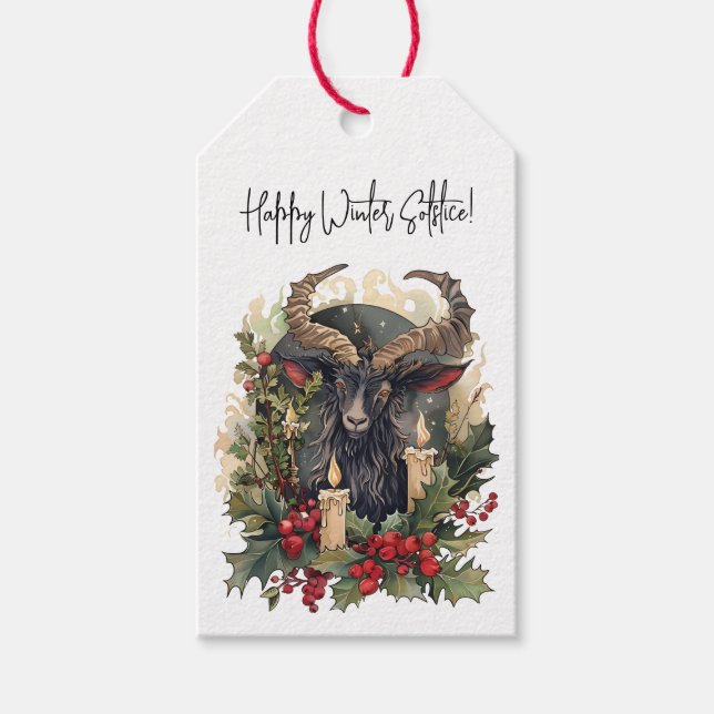 Classic Goat Yule Presentetikett (Framsidan)