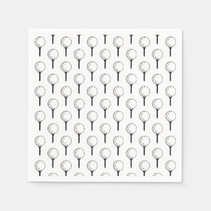 Classic Golf Bollar Tees Timless Sports Roligt Pappersservett