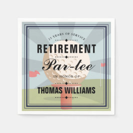 Classic Golf Pension Parte Party Pappersservett