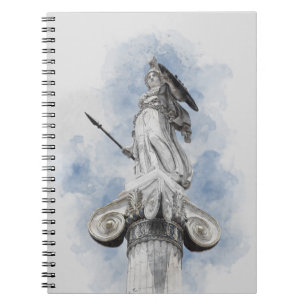 Classic greek statue Athena Anteckningsbok