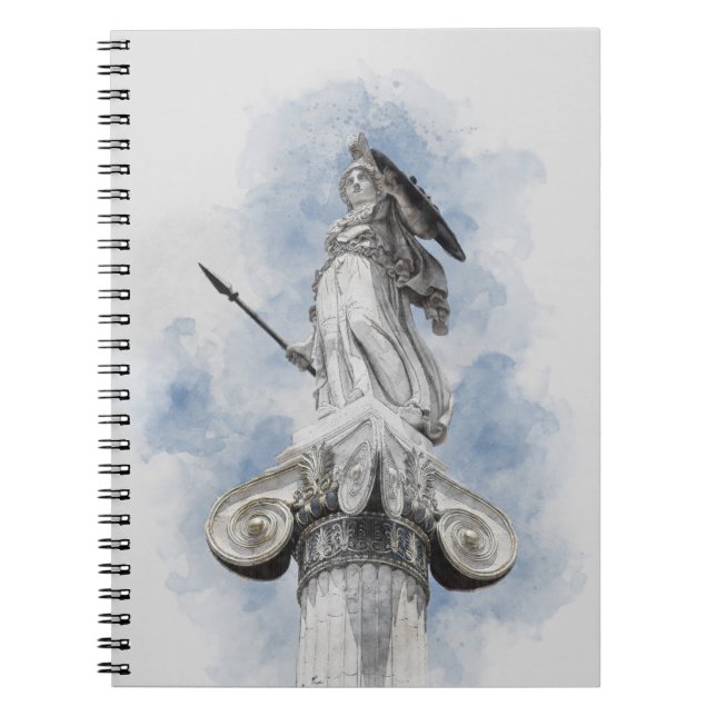 Classic greek statue Athena  Anteckningsbok (Framsidan)