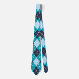 Classic Green White Black Pattern Neck Tie Slips