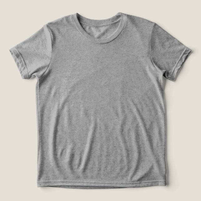 Classic Grey Basic T-Shirt – Comfortable Everyday  (Design Framsida)