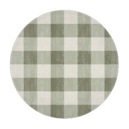 Classic Grönt Farmhouse Gingham Stil