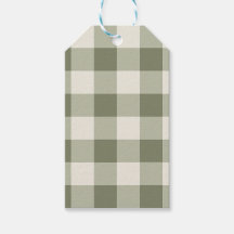 Classic Grönt Farmhouse Gingham Stil Napkins