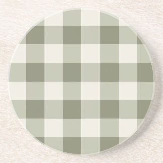 Classic Grönt Farmhouse Gingham Stil Underlägg