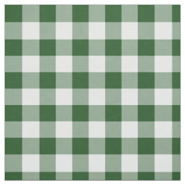 Classic Grönt och White Gingham Play Tyg