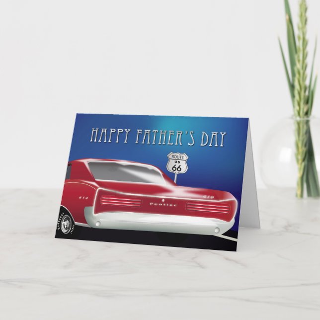 Classic GTO Greeting Card Kort (Framsida)