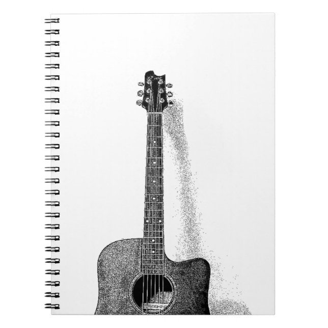 Classic Guitar Anteckningsbok (Framsidan)
