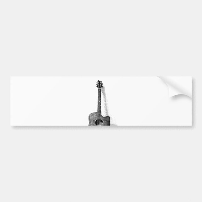 Classic Guitar Bildekal (Framsidan)