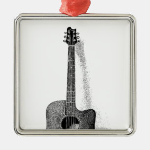 Classic Guitar Julgransprydnad Metall