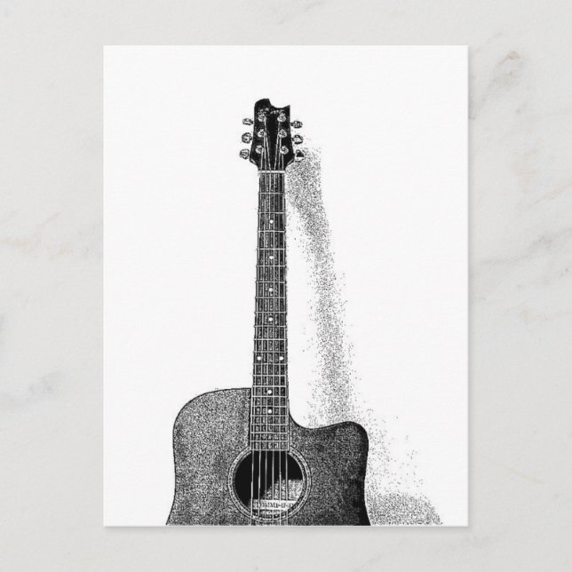 Classic Guitar Vykort (Framsida)