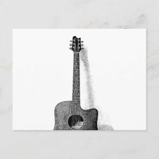 Classic Guitar Vykort (Framsida)