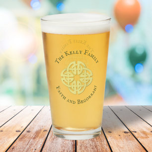 Classic Guld Celtic Kor Faith och Begorrah Glaskopp