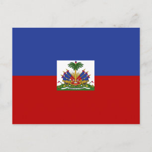 Classic Haitian Flagga Vykort