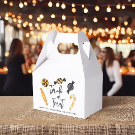 Classic Halloween Candy Bus eller godis Presentaskar
