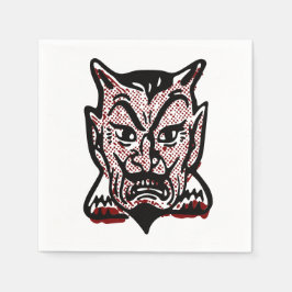 Classic Halloween Djävulen Pappersservett