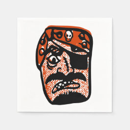 Classic Halloween Pirat Pappersservett