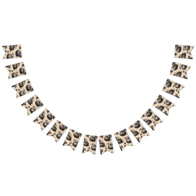 Classic Halloween Pumpkins Vimplar (Alla)