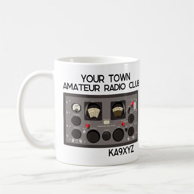 Classic Hammarlund SP-600 Radio Receiver Kaffemugg (Vänster)
