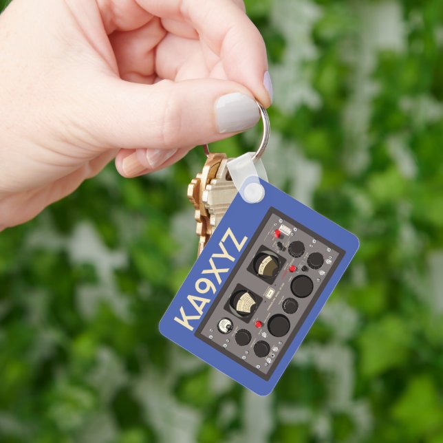 Classic Hammarlund SP-600Radio Receiver Nyckelring (Hand)