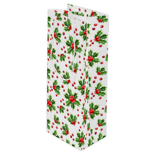 Classic Helgdag Grönt Holly Red Berries