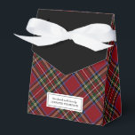 Classic Helgdag Red Tartan Gift Presentaskar<br><div class="desc">Den här charmerande presentlådan med en klassisk röd tjärtan i mönster är perfekt till jul eller tillfälle. På framsidan finns en etikett med texten "Handmade with kärlek by" och ditt namn. Den här lådan är perfekt för små presenter,  favoriter eller hemgjorda behandlingar.</div>