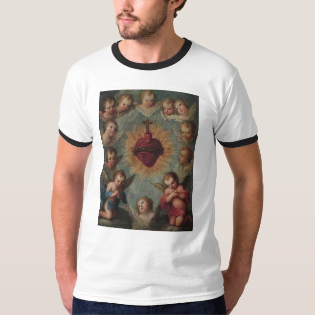 Classic Helig Heart art by Jose Paez Manar Shirt T Shirt (Framsida)