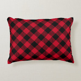 Classic Holiday Plaid – Cozy Christmas Pillow  Prydnadskudde