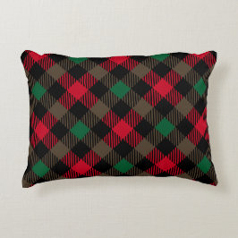 Classic Holiday Plaid – Cozy Christmas Pillow  Prydnadskudde