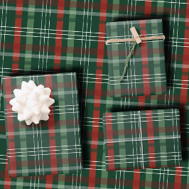 Classic Holiday Red and Green Plaid Christmas