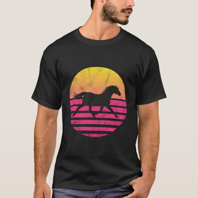 Classic Horse Gift T Shirt (Framsida)