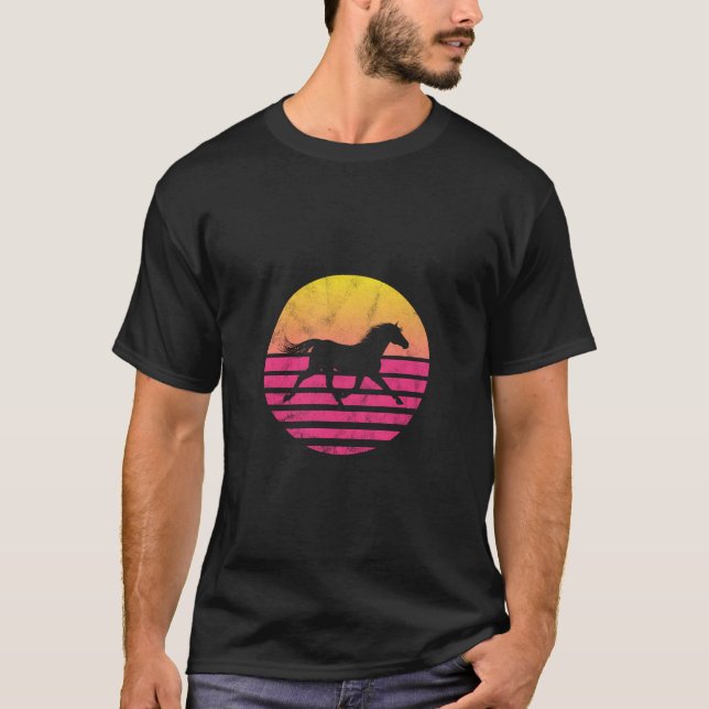 Classic Horse Gift T Shirt (Framsida)